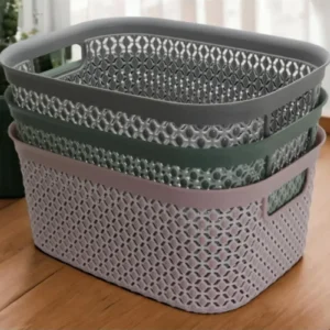 Pointy Çift Renkli Sepet Kombin Renk 15 Lt 38x27x17 Cm Royaleks-G475