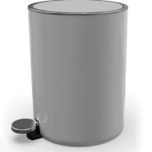 Lenox 5 Lt Pedallı Çöp Kovası Gri Royaleks-E66