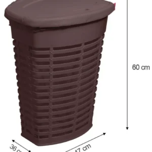 Palm Çamaşır Sepeti 50 Lt. 47x36x60 Cm Royaleks-E44