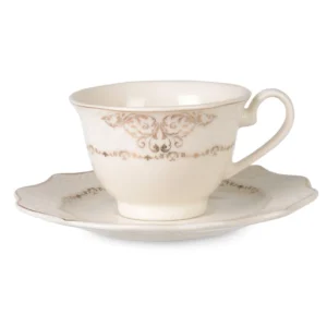 Rise Cream Porselen 12 Parça Kahve Takımı Royaleks-RISE-100