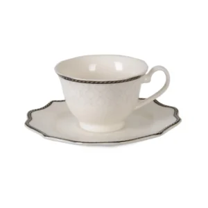 Rise Cream Porselen Çay Takımı Porselen 12 Parça Royaleks-RISE-200