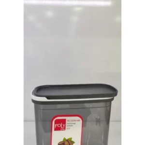 1.8 Litre Poly Erzak Saklama Kabı Kızaklı Kapak Royaleks-BNM-0650