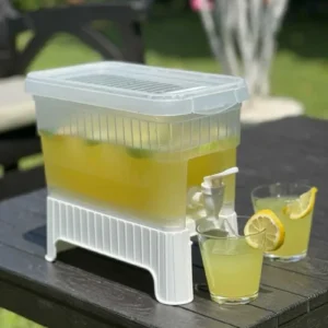 Musluklu Ve Ayaklı Buzdolabı İçi Seyyar Su Ve Limonata Sebili 10x28x17 Cm 5 Lt. Royaleks-BNM-3118