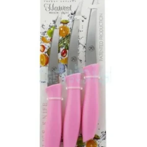 Lazer Kesim Meyve Sebze Bıçağı Bıçak Takımı 3 Parça Royaleks-MR-003