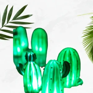 Ledli Dekoratif Kaktüs Mini 20x24 Cm. Royaleks-10173