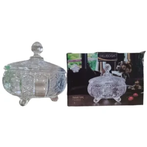 1 Adet Cam Şekerlik Büyük Boy Royaleks-PAK-427