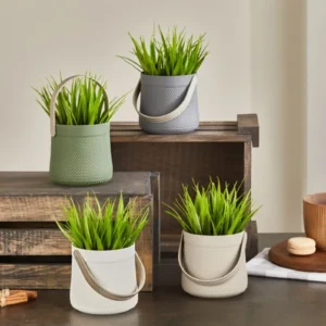 Kulplu Sepette Saz Model Çiçek Royaleks-5764