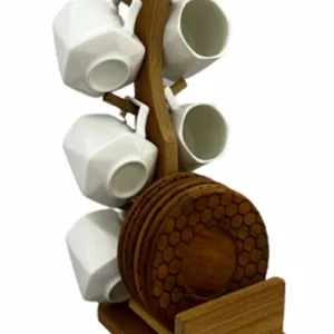 Bambu Standlı Fincan Takımı 6'lı Royaleks-81738