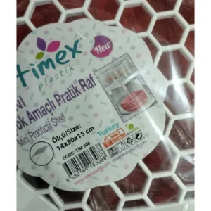 Mutfak Rafı Bardak Düzenleyici Bardak Rafı Dolap İçi Düzenleyici 14x30x15 Royaleks-TİM308