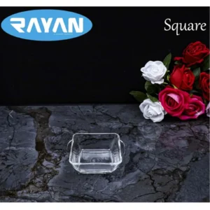 Square Tekli Kare Cam Kahvaltılık Kase Royaleks-81485