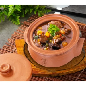 El Yapımı Büyük Astarlı Duble Toprak Güveç 10 Lt. 30 Cm Royaleks-EL-015