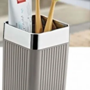 Maxel Mimoza Krom Çizgili Diş Fırçalık Royaleks-Y-875