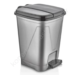 Merdem 4 No Kare Pedallı Çöp Kovası 30 Lt. Royaleks-MRD124