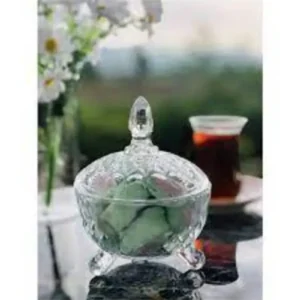 Kristal Şekerlik Desenli Ayaklı Royaleks-81196