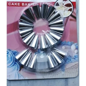 22 Parça Metal Kek Kalıbı Seti Royaleks-RA-560