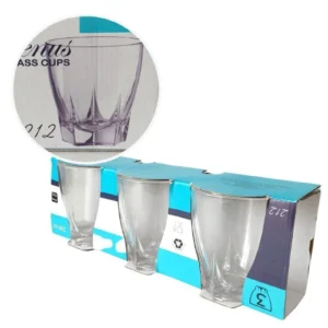 Venüs 3'lü Su Bardağı 250Ml Royaleks-212