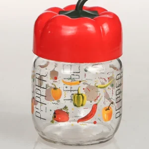 Biber Desenli Kavanoz 1000 Cc Royaleks-BD1000