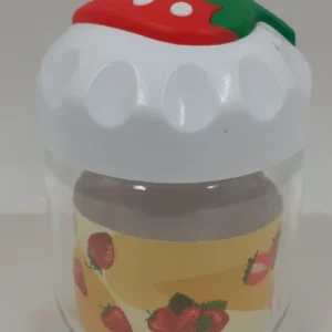 Çilek Desenli Kavanoz 1 Adet 425 Cc Royaleks-CK425