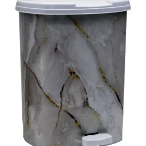 Asude 2 No Desenli Pedallı Çöp Kovası Royaleks-ASD187