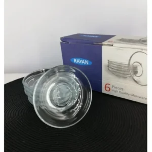 Çay Tabağı 6'lı Underline Cam Royaleks-RYG3009
