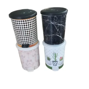 2 No 8 Lt Basmalı Çöp Kovası Royaleks-MRD152