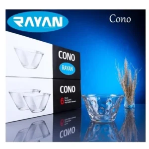 Cono Maria 6'lı Büyük Cam Kase Royaleks-69816