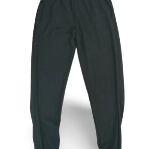 Bürümcek Kumaş Büyük Beden Beli Lastikli Kadın Tayt Pantolon Lastikli Paça - Royaleks - R10