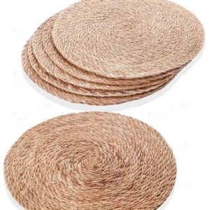 Dekoratif Modern 35 Cm Hasır Amerikan Servis 1 Adet Royaleks-BLSSGS35