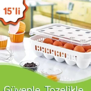 15 Bölmeli Yumurta Kabı Royaleks-AK680