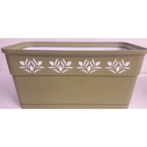 30 Cm Uzunluğunda Çift Renkli Balkon Saksı Royaleks-AK637