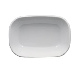 17 Cm Melamin Kare Kayı Tabak Royaleks-054