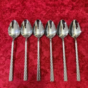 6'lı Lüx Hasır Tatlı Kaşığı Royaleks-69023