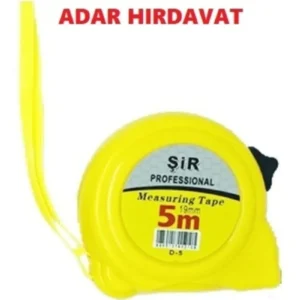 Şerit Metre Sarı Siyah Profesyonel 3x19Mm Royaleks-ÖZŞ-8879