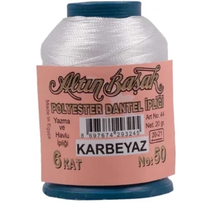 Altınbaşak Oya ve Dantel İpi 20 gr - Royaleks - No: K.BEYAZ