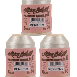 3 Adet Altınbaşak Oya ve Dantel İpi 20 gr - Royaleks - No: 375