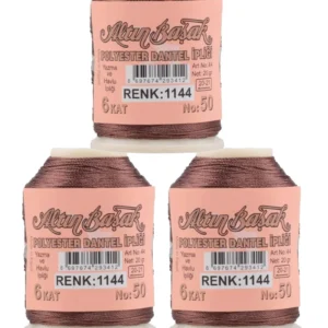 3 Adet Altınbaşak Oya ve Dantel İpi 20 gr - Royaleks - No: 1144