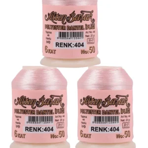 3 Adet Altınbaşak Oya ve Dantel İpi 20 gr - Royaleks - No: 404