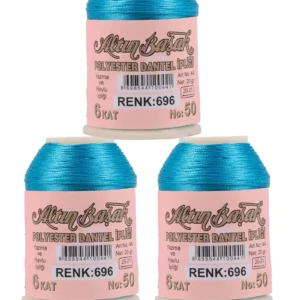 3 Adet Altınbaşak Oya ve Dantel İpi 20 gr - Royaleks - No: 696
