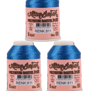 3 Adet Altınbaşak Oya ve Dantel İpi 20 gr - Royaleks - No: 811