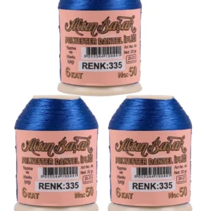 3 Adet Altınbaşak Oya ve Dantel İpi 20 gr - Royaleks - No: 335