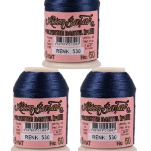 3 Adet Altınbaşak Oya ve Dantel İpi 20 gr - Royaleks - No: 530