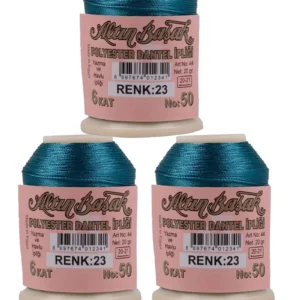 3 Adet Altınbaşak Oya ve Dantel İpi 20 gr - Royaleks - No: 023