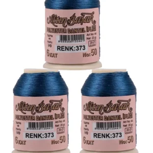 3 Adet Altınbaşak Oya ve Dantel İpi 20 gr - Royaleks - No: 373