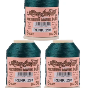 3 Adet Altınbaşak Oya ve Dantel İpi 20 gr - Royaleks - No: 291