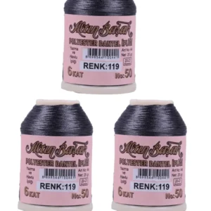 3 Adet Altınbaşak Oya ve Dantel İpi 20 gr - Royaleks - No: 119