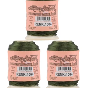 3 Adet Altınbaşak Oya ve Dantel İpi 20 gr - Royaleks - No: 1004