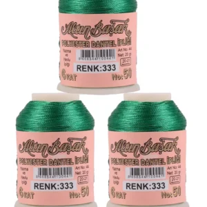 3 Adet Altınbaşak Oya ve Dantel İpi 20 gr - Royaleks - No: 333