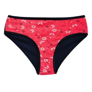 Pamuklu Geniş Kenarlı Likralı Desenli Bato Kadın Külot Desen 1