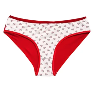 Pamuklu Geniş Kenarlı Likralı Desenli Bato Kadın Külot Desen 6