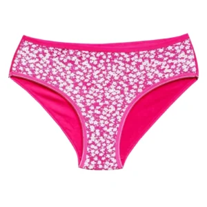 Pamuklu Geniş Kenarlı Likralı Desenli Bato Kadın Külot Desen 7